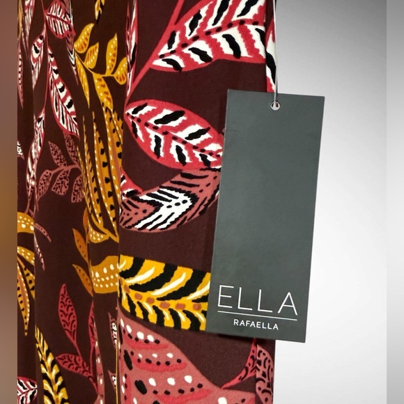 Ella by Rafaella Leaf Print Midi Skirt – Decadent Chocolate – Size S - Picture 5 of 13